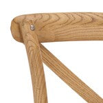 Safavieh Franklin X-Back Farmhouse Dining Side Chairs, Set of 2 (19.7" W x 21.3" D x 35" H)