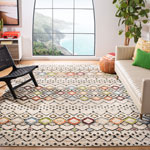 Safavieh Amsterdam Huron 2 ft. x 10 ft. Ivory/Multi Indoor Geometric Global Runner Rug