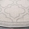 Safavieh Amherst Bridgette 5 x 8 Ivory/Gray Indoor/Outdoor Abstract Handcrafted Area Rug
