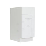 LIFEART CABINETRY Anchester Assembled 18x34.5x24 in. Base Cabinet with 1 Door and 1 Drawer in Classic White