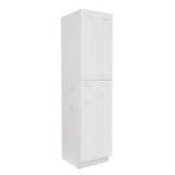 LIFEART CABINETRY Anchester White Plywood Shaker Stock Assembled Tall Pantry Kitchen Cabinet (24 in. W x 96 in. H x 24 in. D)