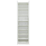 LIFEART CABINETRY Anchester White Plywood Shaker Stock Assembled Tall Pantry Kitchen Cabinet (24 in. W x 96 in. H x 24 in. D)