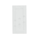 LIFEART CABINETRY Anchester Assembled 21x30x12 in. 1 Door Wall Cabinet with 2 Shelves in Classic White