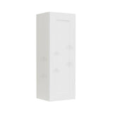 LIFEART CABINETRY Anchester Assembled 21x42x12 in. 1 Door Wall Cabinet with 3 Shelves in Classic White