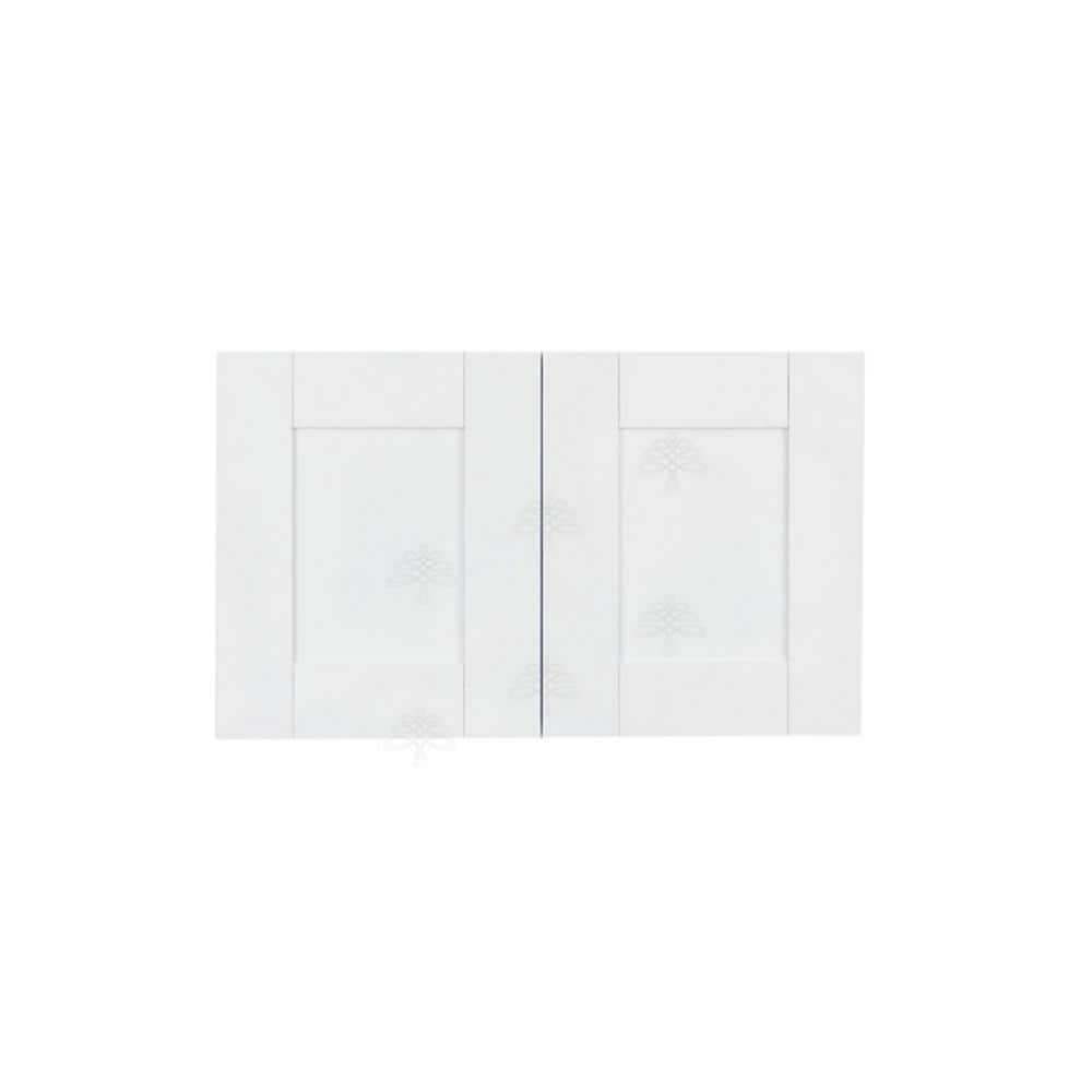 LIFEART CABINETRY Anchester Assembled 36x12x12 in. 2-Door Wall Cabinet with no Shelf in Classic White