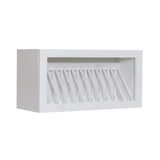 LIFEART CABINETRY Anchester Assembled 30 in. x 15 in. x 12 in. Wall Dish Holder Cabinet in White