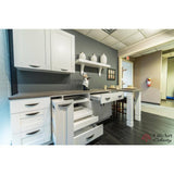 LIFEART CABINETRY Anchester Assembled 24 in. x 12 in. x 12 in. Wall Diagonal Cabinet with 1 Door in White