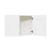 LIFEART CABINETRY Anchester Assembled 24 in. x 12 in. x 12 in. Wall Diagonal Cabinet with 1 Door in White