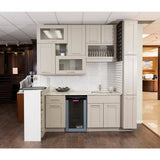 LIFEART CABINETRY Anchester Assembled 24 in. x 15 in. x 12 in. Wall Diagonal Cabinet with 1 Door in White