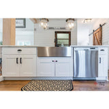 LIFEART CABINETRY Anchester Assembled 24 in. x 15 in. x 12 in. Wall Diagonal Cabinet with 1 Door in White