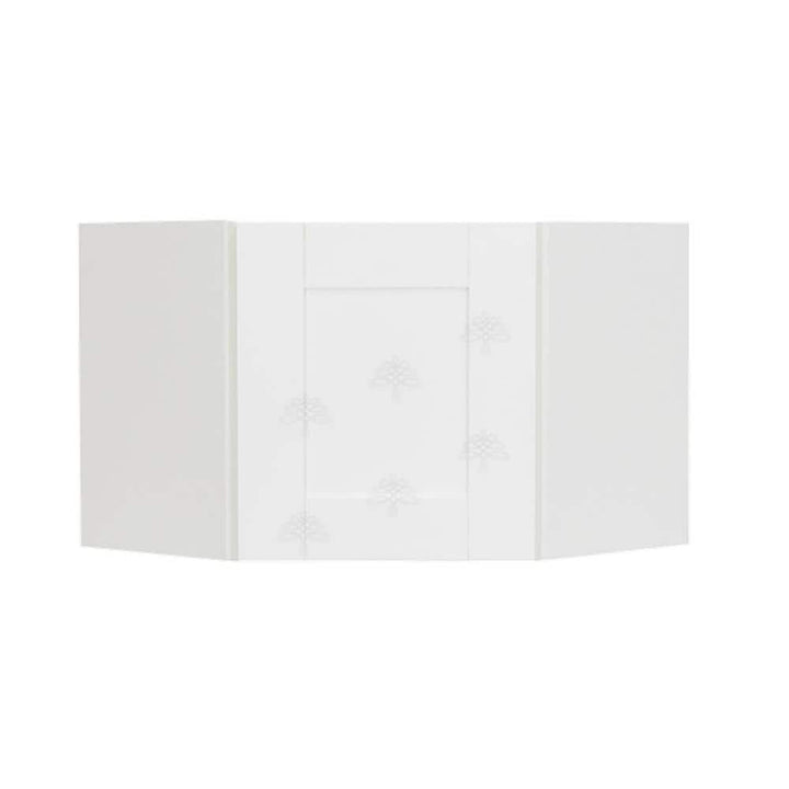 LIFEART CABINETRY Anchester Assembled 24 in. x 18 in. x 12 in. Wall Diagonal Cabinet with 1 Door in White
