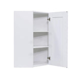 LIFEART CABINETRY Anchester White Plywood Shaker Stock Assembled Wall Corner Kitchen Cabinet (24 in. W x 30 in. H x 12 in. D)