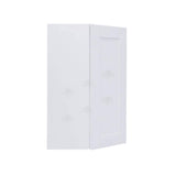 LIFEART CABINETRY Anchester White Plywood Shaker Stock Assembled Wall Corner Kitchen Cabinet (24 in. W x 36 in. H x 15 in. D)