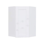 LIFEART CABINETRY Anchester White Plywood Shaker Stock Assembled Wall Corner Kitchen Cabinet (24 in. W x 36 in. H x 15 in. D)