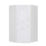 LIFEART CABINETRY Anchester White Plywood Shaker Stock Assembled Wall Corner Kitchen Cabinet (24 in. W x 42 in. H x 15 in. D)
