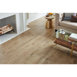 Pergo Defense+ Anderson Oak 14 mm T x 7.4 in. W Waterproof Laminate Wood Flooring (17.18 sqft/case)