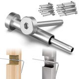 Angel Sar 10 Pairs Invisible Cable Railing kit, 1/8" Invisible Receiver & Swage Stud End for 2 x 2, 4" x 4" Wood/Metal Posts
