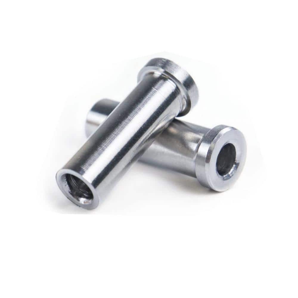 Angel Sar 100-Piece T316 Stainless Steel Cable Railing Sleeves, Protective Cover for 1/8 in. Wire Rope, Wood Posts