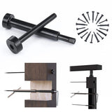 Angel Sar 10-Pair Black Cool CR26 Cable Railing Kit, 1/8 in. Swage, T316 SS, Fits 2 in. x 2 in. & 4 in. x 4 in. Posts