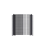 Angel Sar 20-Pair Black Cable Railing Kit with 1/8 in. Swage Toggle Turnbuckles, T316 SS, WoodEasy System, 180° Adjustable