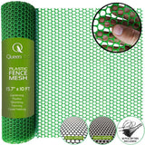 Angel Sar 15.7 in. x 10 ft. Plastic Chicken Wire Fence Mesh, Hexagonal Fencing Poultry Netting for Coop Farm Garden Green