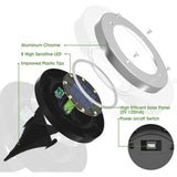 Angel Sar Solar Ground Lights, 8 LED Garden Lights Solar Powered (12-Pack)