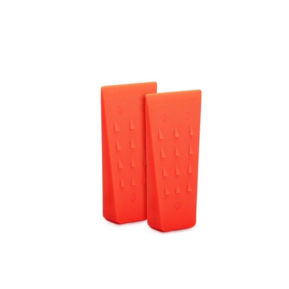 Angel Sar Tree Felling Wedges with Spikes and Storage Bag for Trees (4-Pack)
