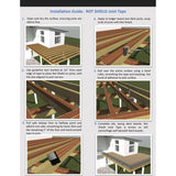 Angel Sar Deck Joist Tape, 4 in. x 100 ft. Weather-Resistant Deck Flashing for Wood Decks Beams Roof