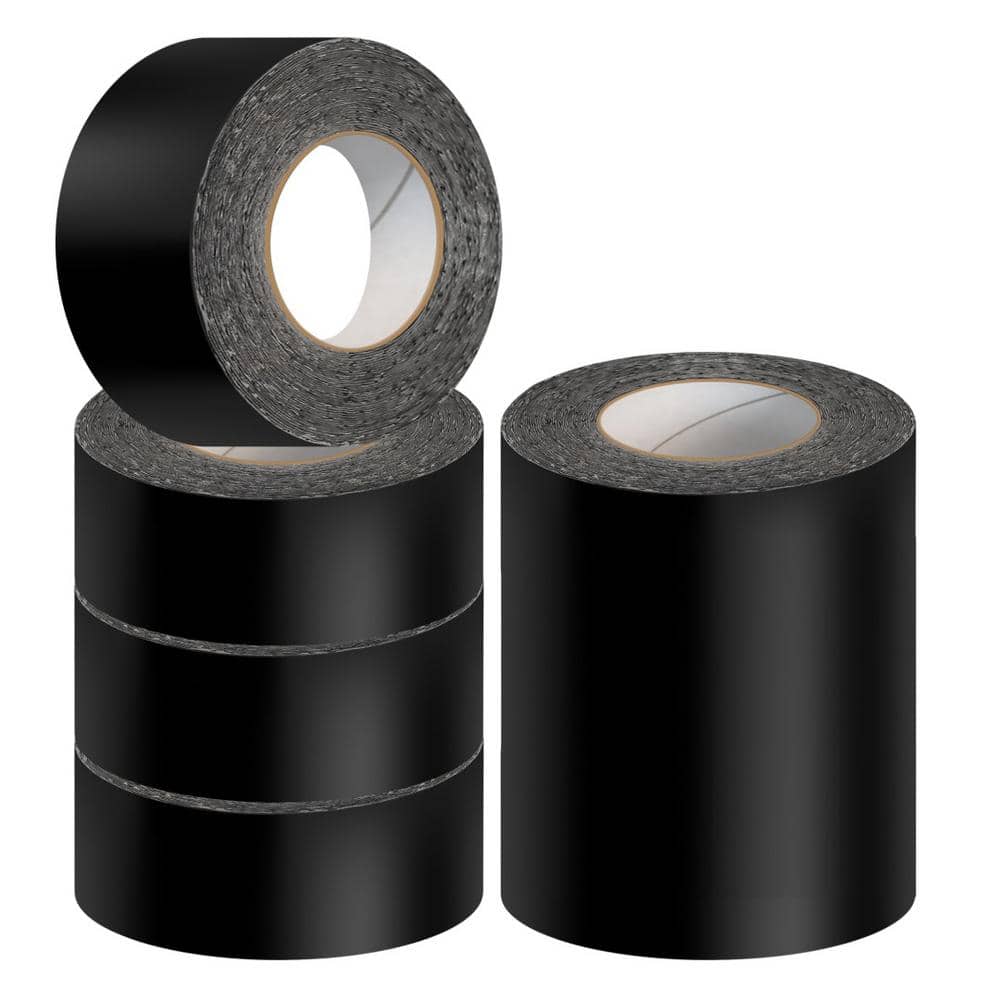 Angel Sar 6 in. x 50 ft. Flashing Deck Joist Butyl Tape, 4-Pack 2'' x 50' Joist Tape for Decking with Anti-Corrosion