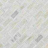 MSI Angora Framework 12 in. x 12 in. x 10mm Polished Marble Mesh-Mounted Mosaic Tile (10 sq. ft./Case)