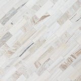 MSI Angora Subway 11.81 in. x 11.81 in. x 10mm Polished Marble Mesh-Mounted Mosaic Tile (9.7 sq. ft. / case)