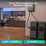 Anker 6000-Watt Output/9000-Watt Peak Push-Button Start Battery Generator SOLIX F3800 Kit for Home Power Solution