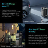 Anker 6000W Output/9000W Peak SOLIX F3800 Push Button Start All-in-one Power Station w/ 1 400W Solar Panel for Home/RV Backup