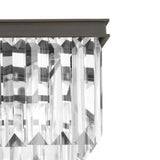 Progress Lighting Glimmer Collection 4-Light Antique Bronze Luxe Linear Chandelier Light