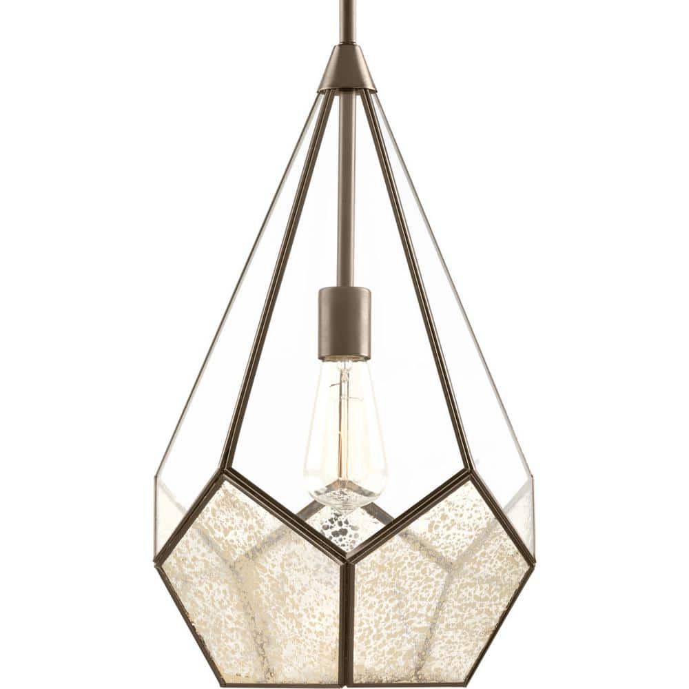 Progress Lighting Cinq 1-Light Antique Bronze Pendant