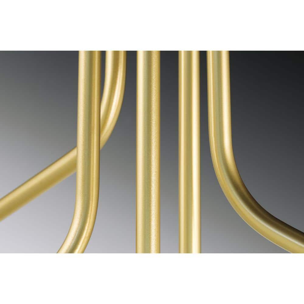 Progress Lighting Zag 3-Light Antique Gold Leaf Chandelier
