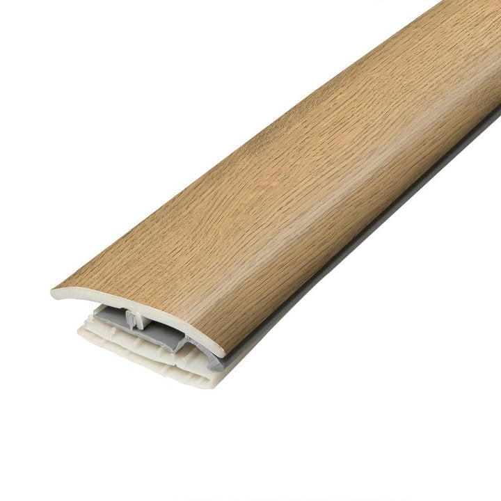 Antique Gold 0.31 in. T x 2 in. W x 78.7 in. L Vinyl 4-in-1 Molding