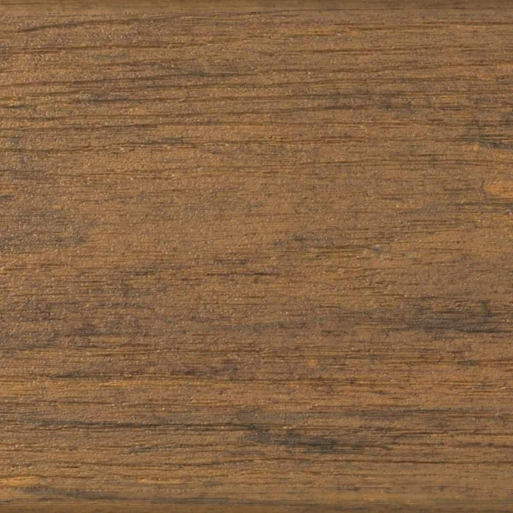 TimberTech Composite Reserve 1 in. x 6 in. x 1 ft. Grooved Antique Leather Composite Sample (Actual: 0.94 in. x 5.36 in. x 1 ft)