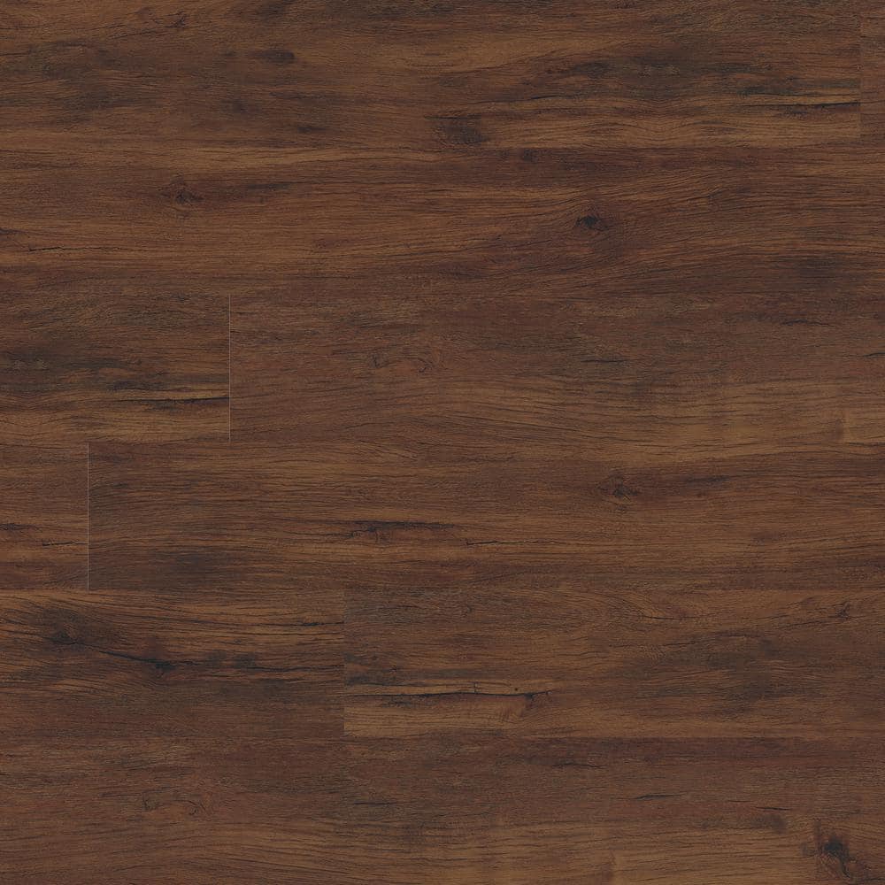 MSI Woodland Antique Mahogany 7 in. x 48 in. Rigid Core Luxury Vinyl Plank Flooring (23.8 sq. ft. / case)
