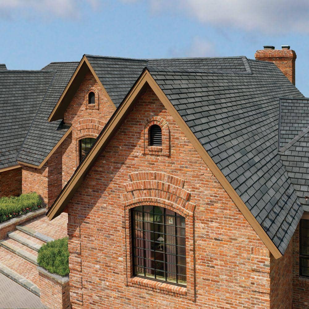 GAF Slateline Antique Slate Designer Laminated Shingles - 33.3 sq. ft. Bundle