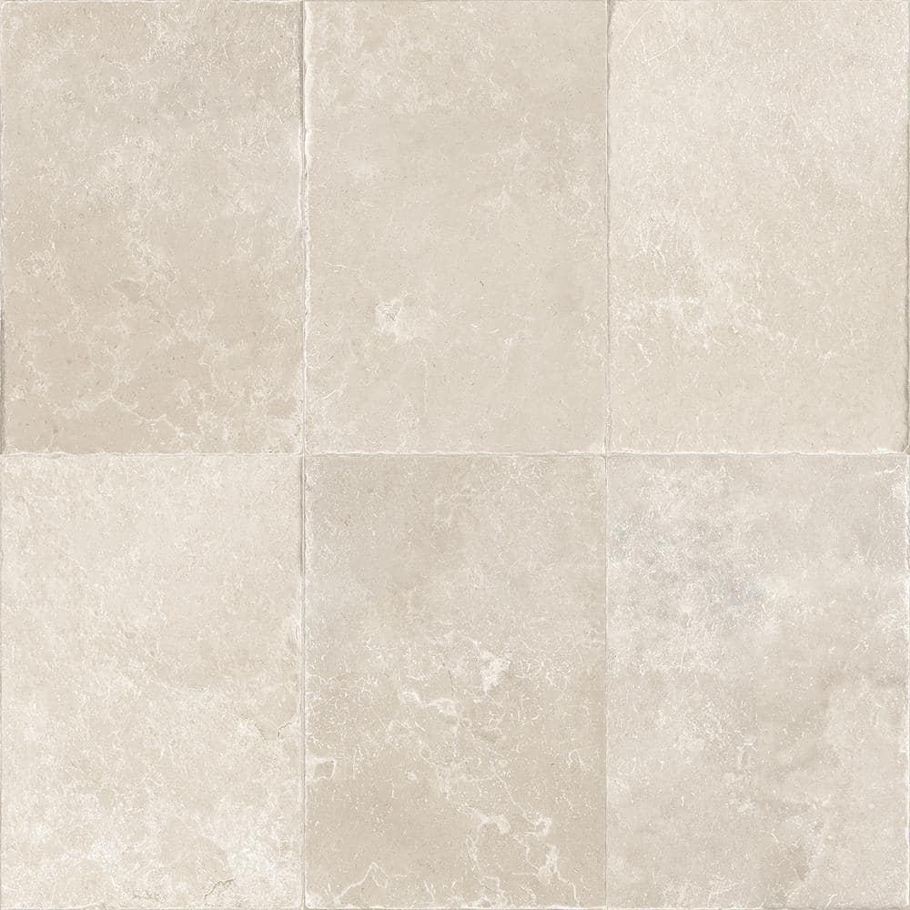 MJSI 24 in. x 16 in. x 0.75 in. Rectangle Antique Vanilla Porcelain Paver (12-Piece/ 32 sq. ft.)