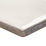 MSI Antique White 3 in. x 6 in. Handcrafted Glossy Ceramic Subway Wall Tile (1 sq. ft. / Case)