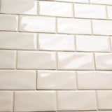 MSI Antique White 3 in. x 6 in. Handcrafted Glossy Ceramic Subway Wall Tile (1 sq. ft. / Case)