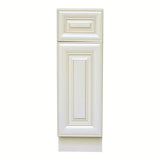 Plywell Ready to Assemble 21x34.5x24 in. Base Cabinet with 1 Door and 1 Drawer in Antique White