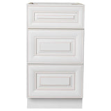 Plywell Ready to Assemble 27x34.5x24 in. Base Drawer with 1 Standard Drawer with 2 Deep Drawers in Antique White
