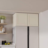 36 in. W x 24 in. D x 18 in. H in Antique White Plywood Ready to Assemble Kitchen Wall Cabinets with 2-Doors