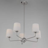 Maxim Lighting Bristol 5-Light Silver Chandelier, 34 in. Diameter