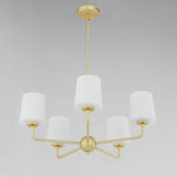 Maxim Lighting Bristol 5-Light Brass Chandelier, 34 in. Wide