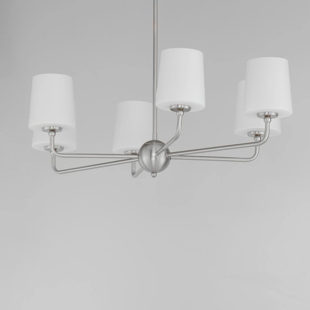 Maxim Lighting Bristol 6-Light Silver Chandelier