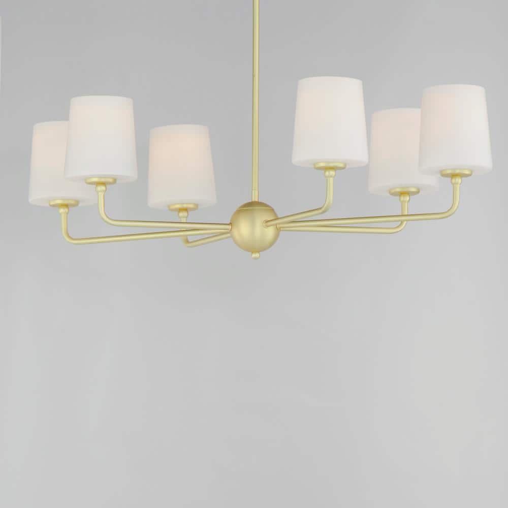Maxim Lighting Bristol 6-Light Brass Chandelier